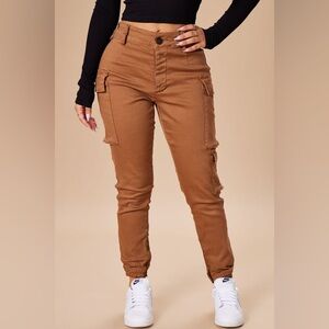 Fashion Nova NWT Tan Cargo Pants